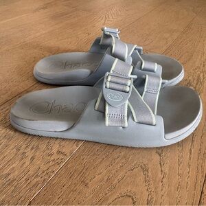 Chaco Chillos Slide Sandals Womens Light Blue Size 10
